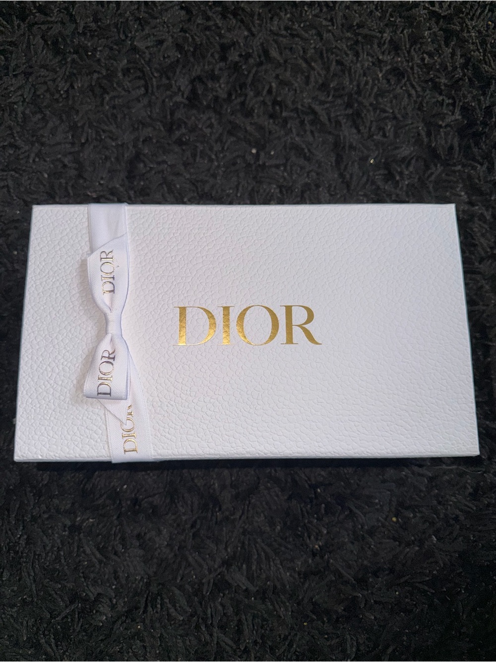 DIOR White Gold-Logo Gift Box -